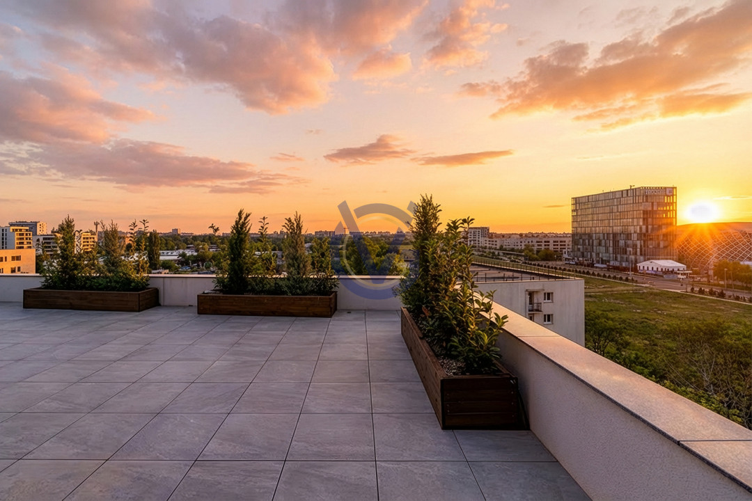 Ce priveliste! Deasupra tuturor - Penthouse Spectaculos cu Terase 210mp!