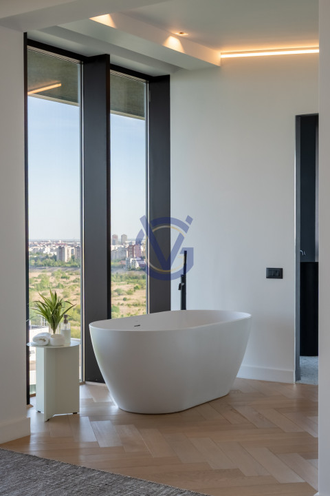 Privind peste Parcul Vacaresti- penthouse duplex unic cu terasa 120mp, in Asmita