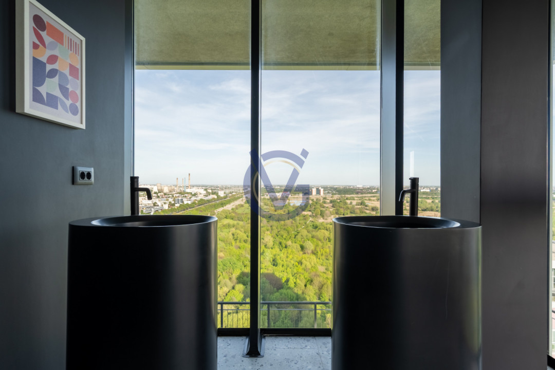 Privind peste Parcul Vacaresti- penthouse duplex unic cu terasa 120mp, in Asmita