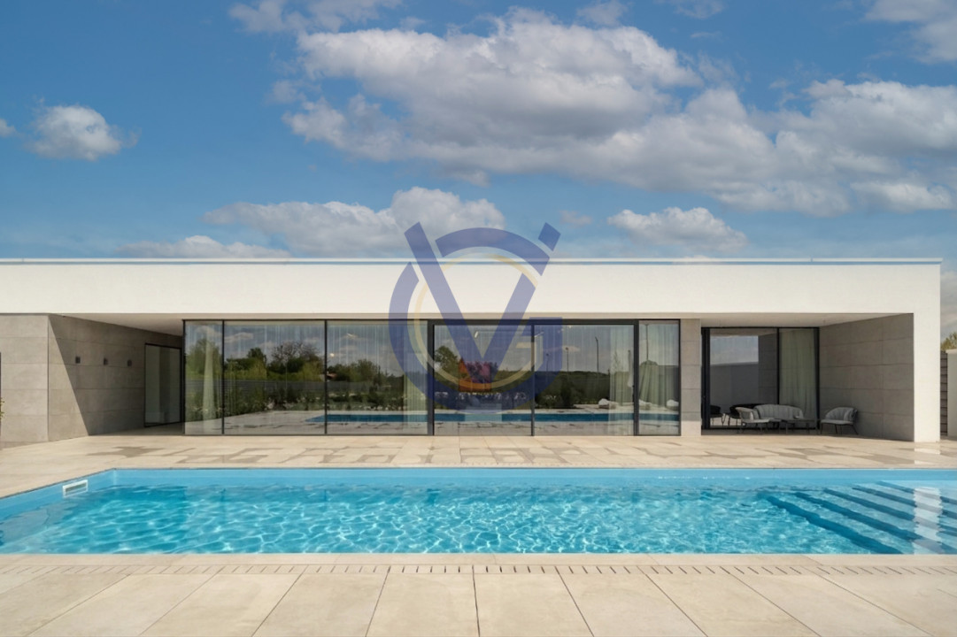 Ca in reviste! Vila senzationala, arh. moderna, piscina si teren de tenis!