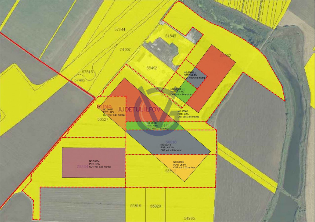  OPORTUNITATE langa Nodul A0 Glina - 7 Hectare - COMISION 0%